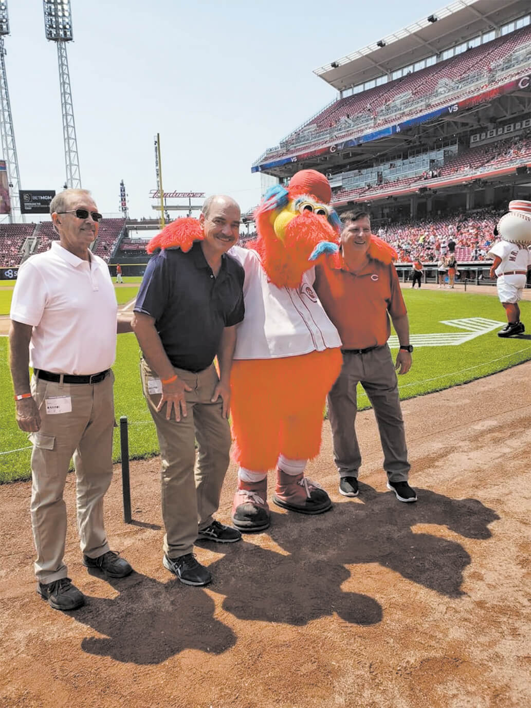 Local trio sings National Anthem at Reds game – Ripley Publishing