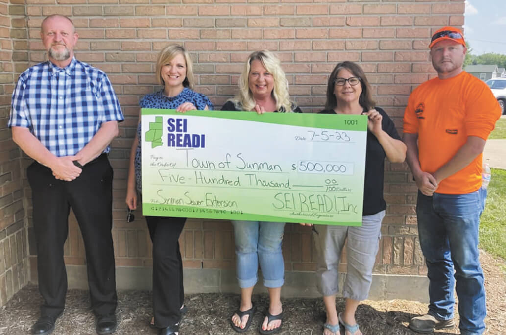 Sanitary sewer project planned Sunman moves ahead thanks to SEI READI