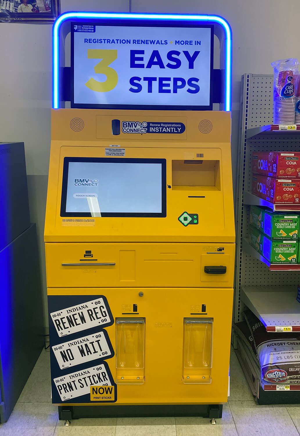 color 10-7 Kiosk