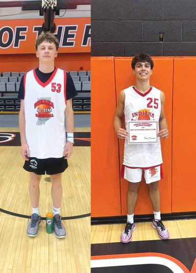 South Ripley incoming junior Eli Gilpin and Batesville incoming senior James Hughes received plenty of praise after their performances at the Indiana All-Star Classic. Each player notched a double-double with Gilpin being named MVP of his specific All-Star Game contest.